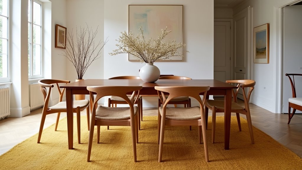 timeless wood dining aesthetics