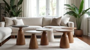 top compact circular coffee tables
