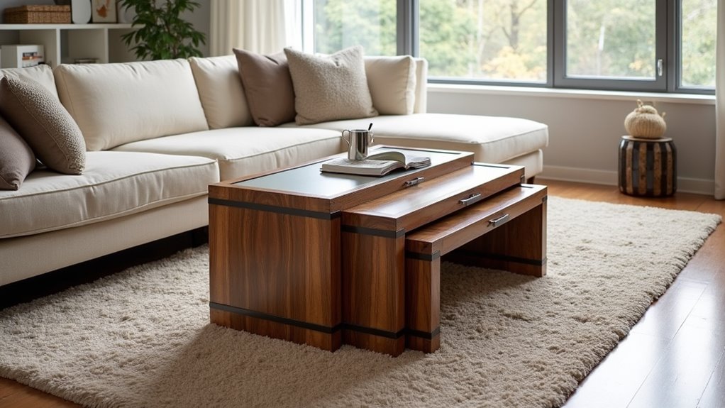 top rectangle nesting tables