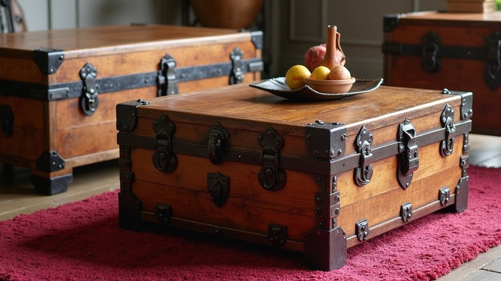 trending trunk coffee tables