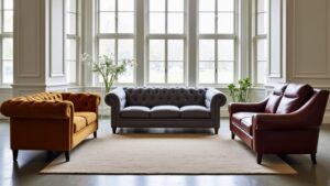 types of sofa sets
