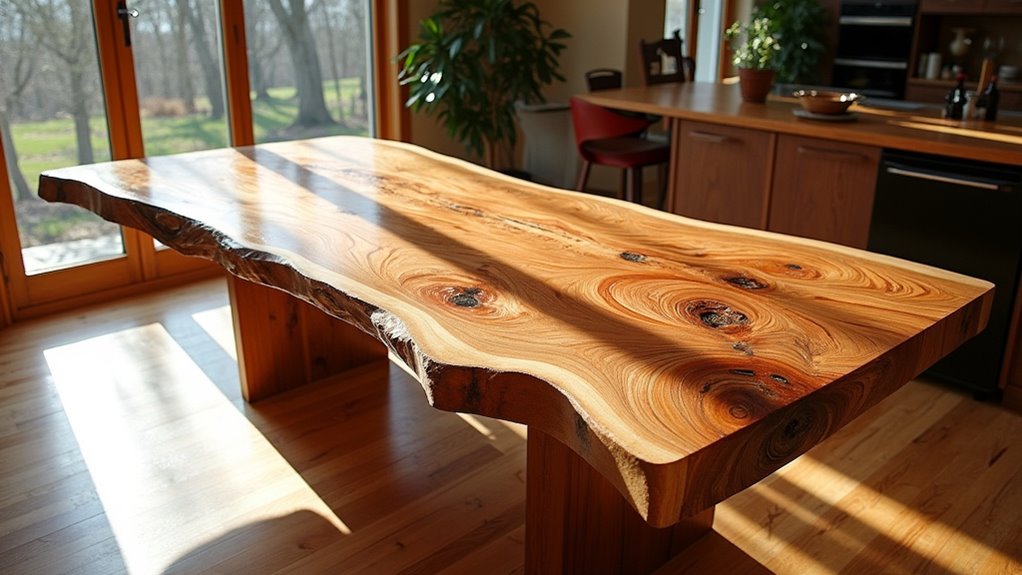 unique live edge dining table