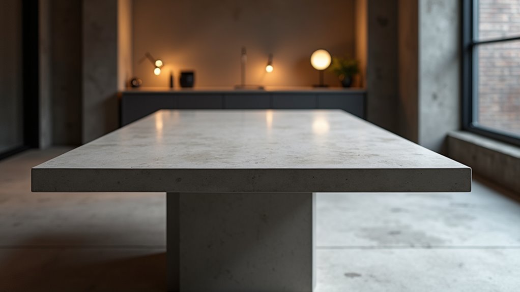unique modern concrete dining