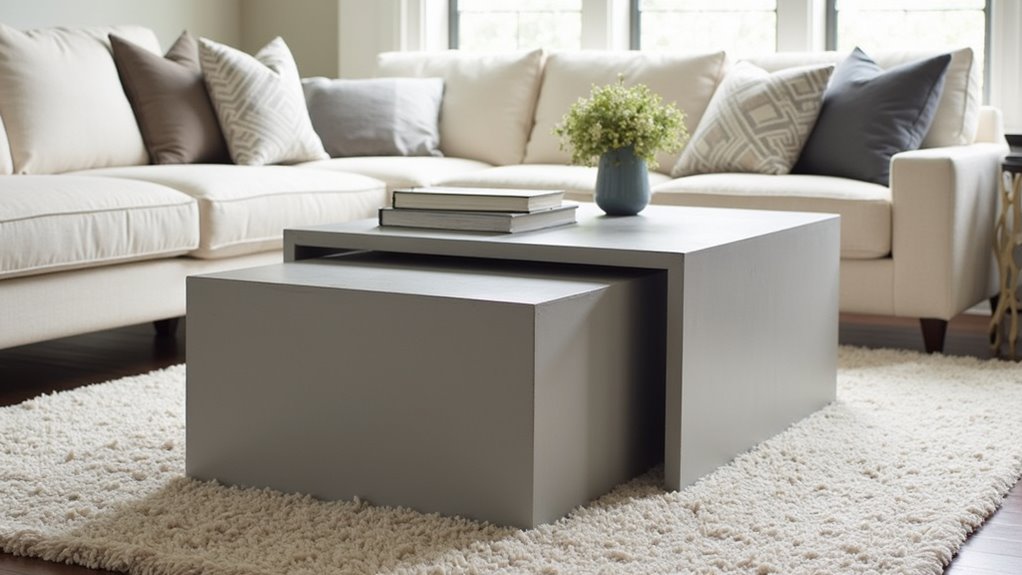 unique modern nesting tables