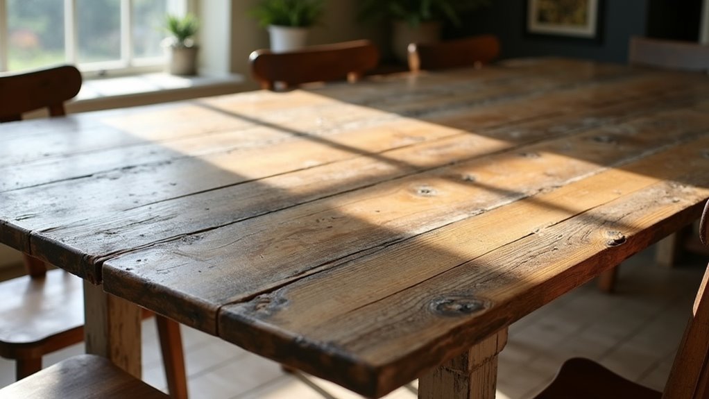 veneered table farmhouse makeover
