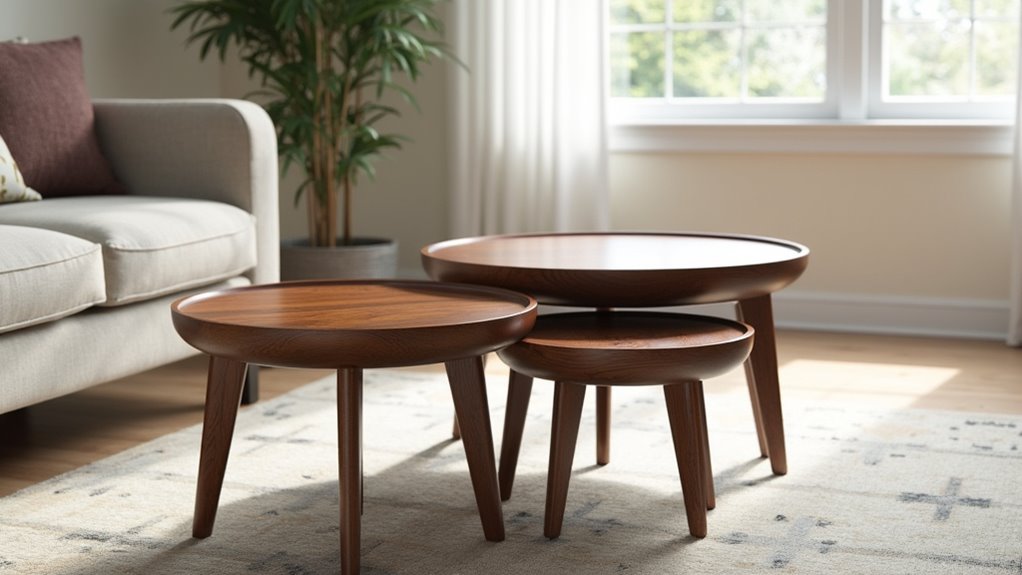 versatile and stylish nesting tables