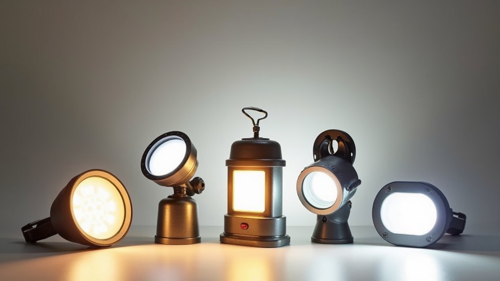 versatile battery powered outdoor lighting