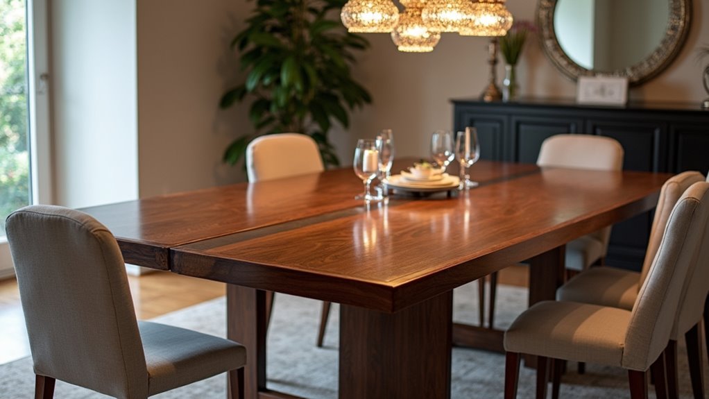 versatile extendable dining table