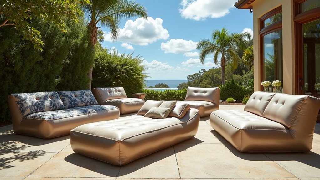 versatile inflatable sofa comfort