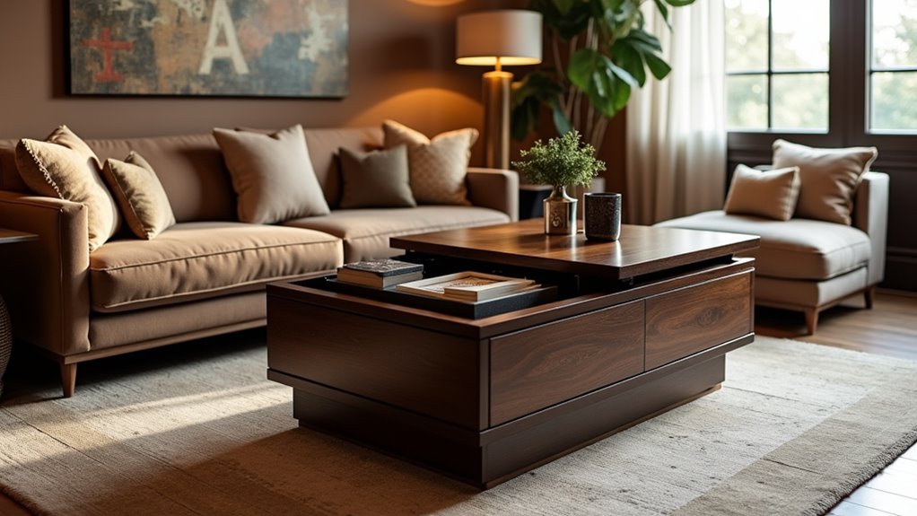 versatile lift top coffee table