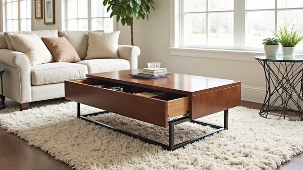 versatile lift top coffee table