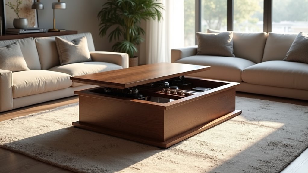 versatile lift top coffee table