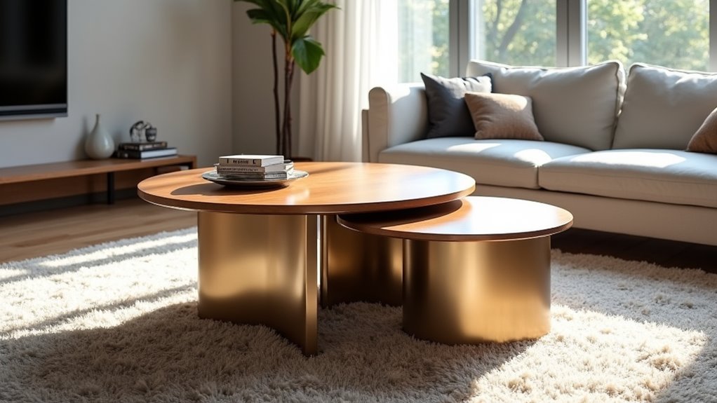 versatile lift top nesting tables