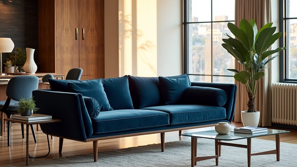 versatile mid century modern sofa