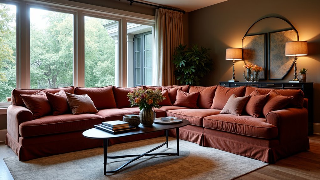 versatile mid century sleeper sectional