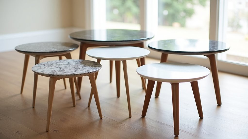 versatile modern nesting tables