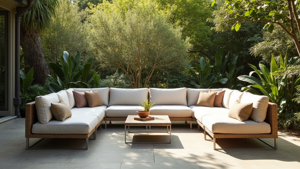 versatile modern outdoor sofa