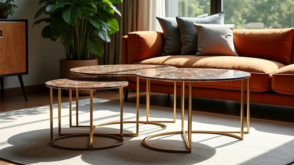 versatile nested coffee tables