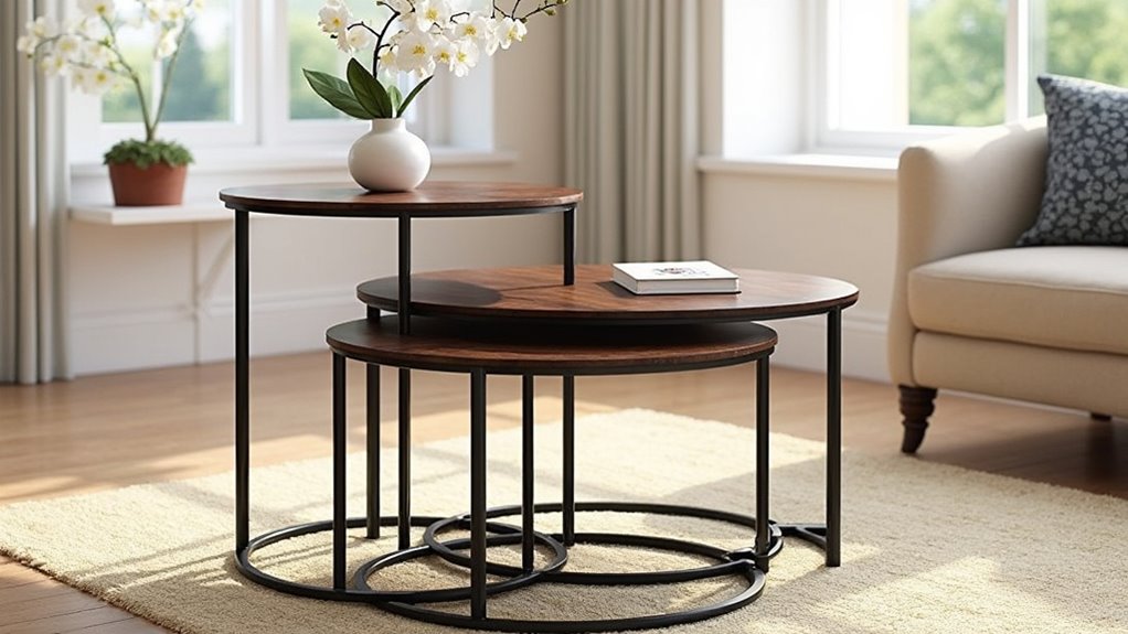 versatile nesting coffee tables