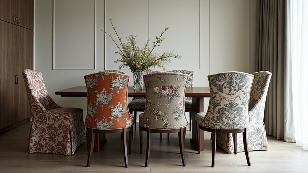 versatile patterned chair covers