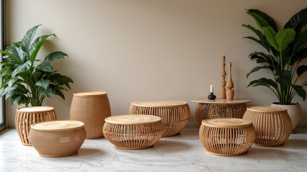 versatile rattan coffee tables