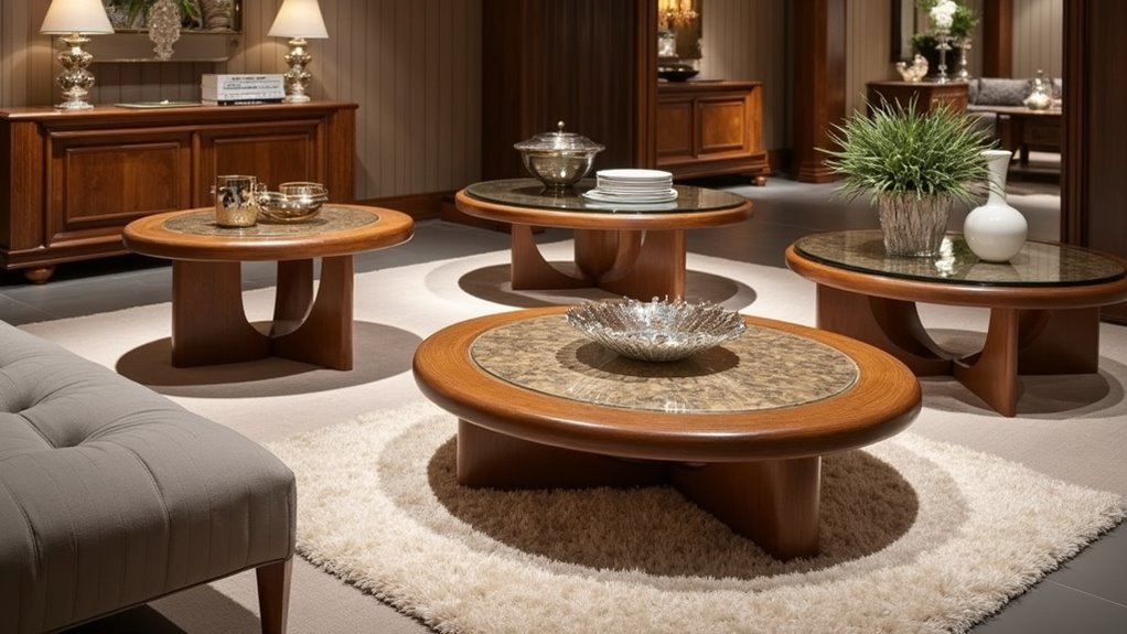 versatile round coffee table options