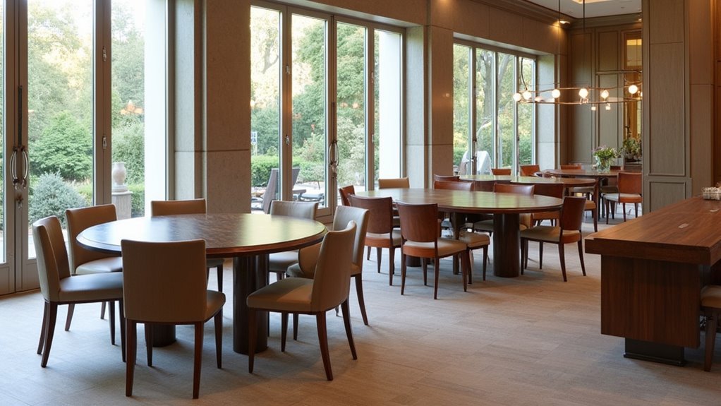 versatile transitional dining tables