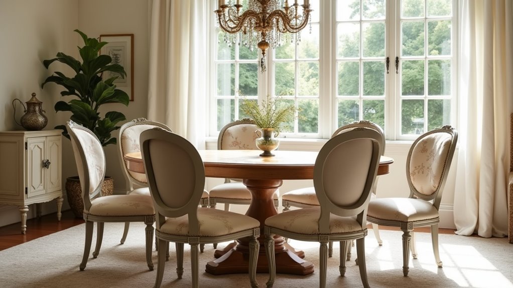 vintage french dining chairs