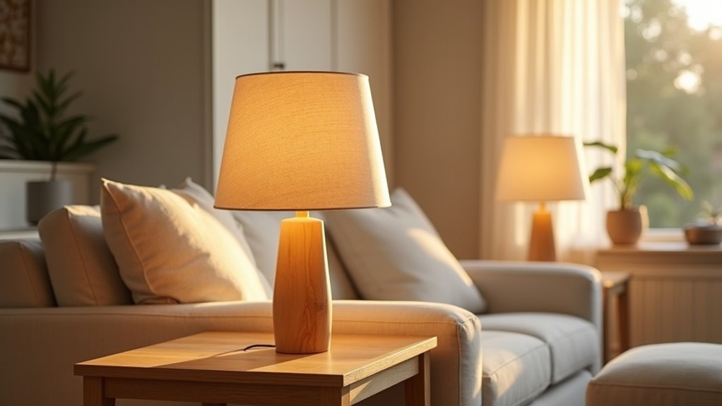 warm minimalist scandinavian table lamps