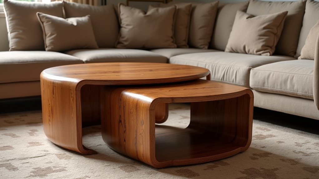 warm natural wood nesting