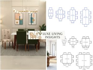 dining table sizes by seating capacity