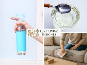 how to remove water stains from fabric chair