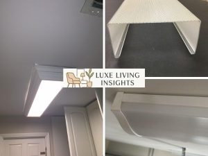 removing wraparound fluorescent light cover