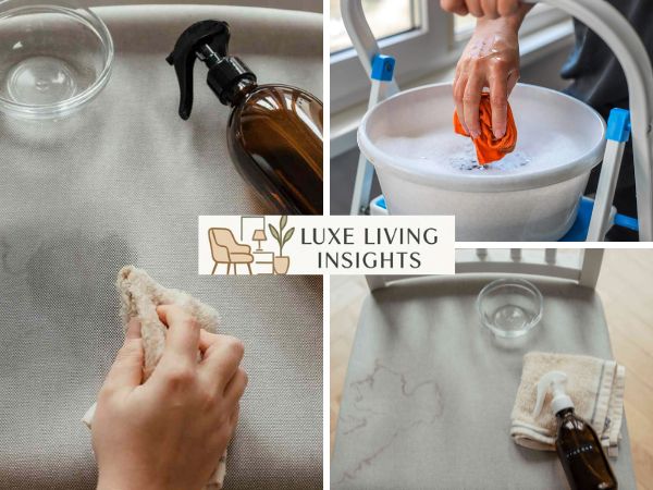 water ring stain on upholstery fabric chair