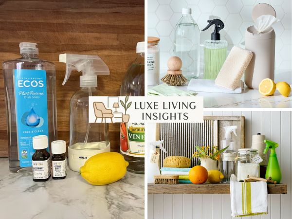 essential tools and homemade cleaning solutions