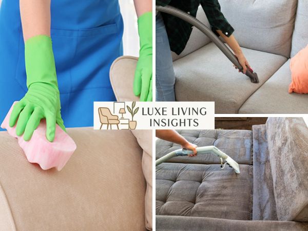 how to clean a polyester fiber couch