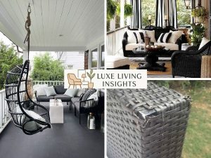 how to fix loose strands on natural and synthetic chairs