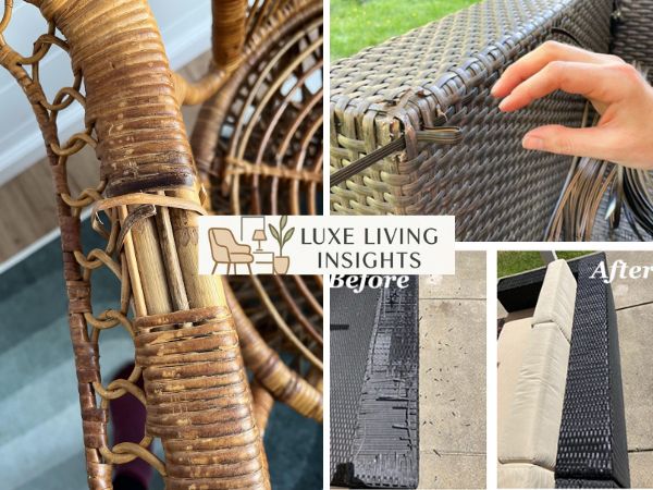 how to repair a rattan chair