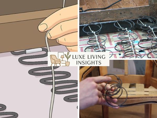 how to restore and re-tie coil spring systems