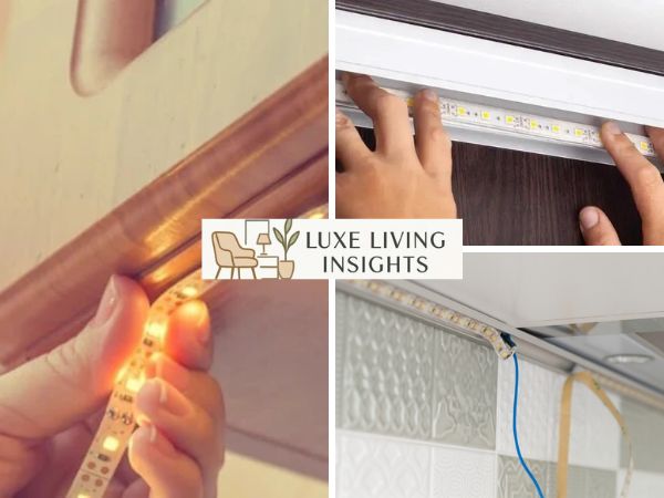 how to take led lights off the wall