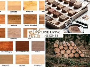 identifying high-value woods by unique grain figures and scents