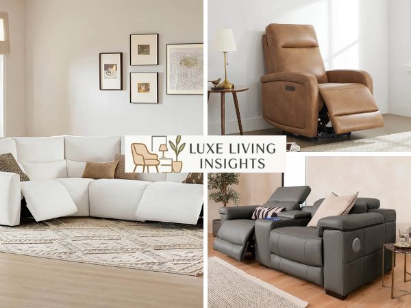 locking lever behind reclining couch backrest used to remove detachable seat backs