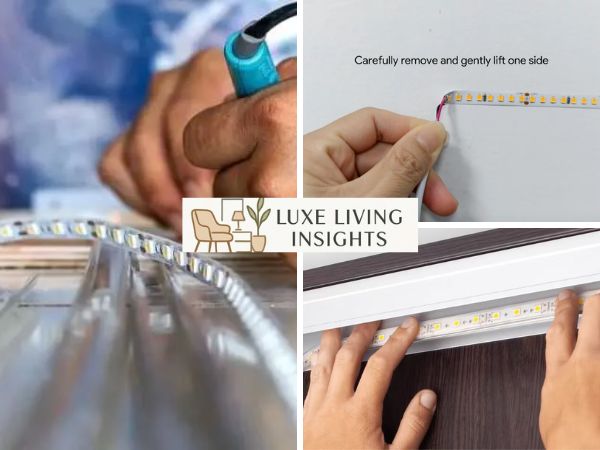 the step-by-step method to peel led strips without ripping paint