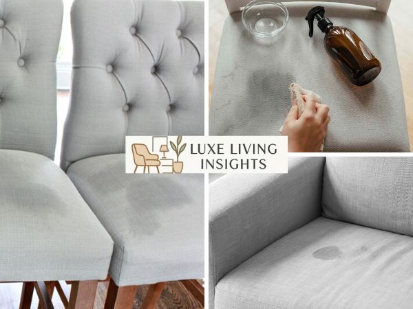 why water leaves marks on your upholstery