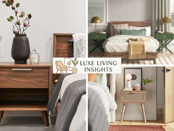 adjusting heights for bedside tables and nightstands