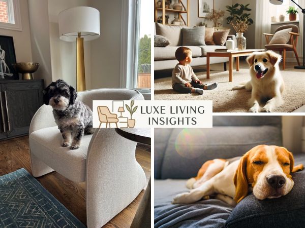 best natural and natural-look luxury fabrics for homes with pets