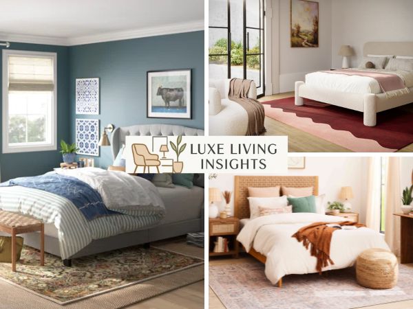 essential rug dimensions and placement for queen beds