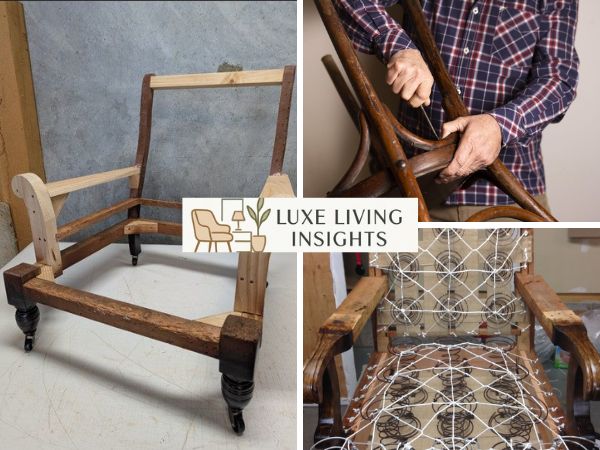 how to keep the chair frame square and stable during repair