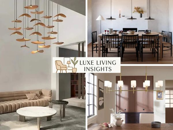 linear pendant vs chandelier