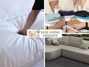 optimal density specifications for seat vs back cushions